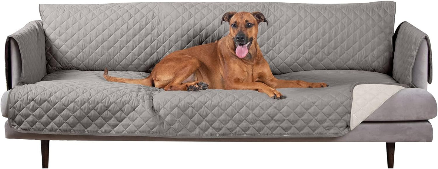 Furniture Cover for Dogs and Cats - Water-Resistant Living Room Furniture Protector for Chairs, Recliners, Loveseats, & Sofas - Multiple Colors, Sizes, & Styles