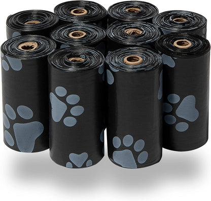 Dog Poop Bags for Waste Refuse Cleanup, Doggy Roll Replacements for Outdoor Puppy Walking and Travel, Leak Proof and Tear Resistant, Thick Plastic