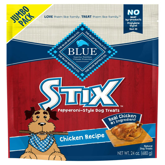 Stix Chicken Flavor Soft Treats for Dogs, Whole Grain, 24 Oz. Bag